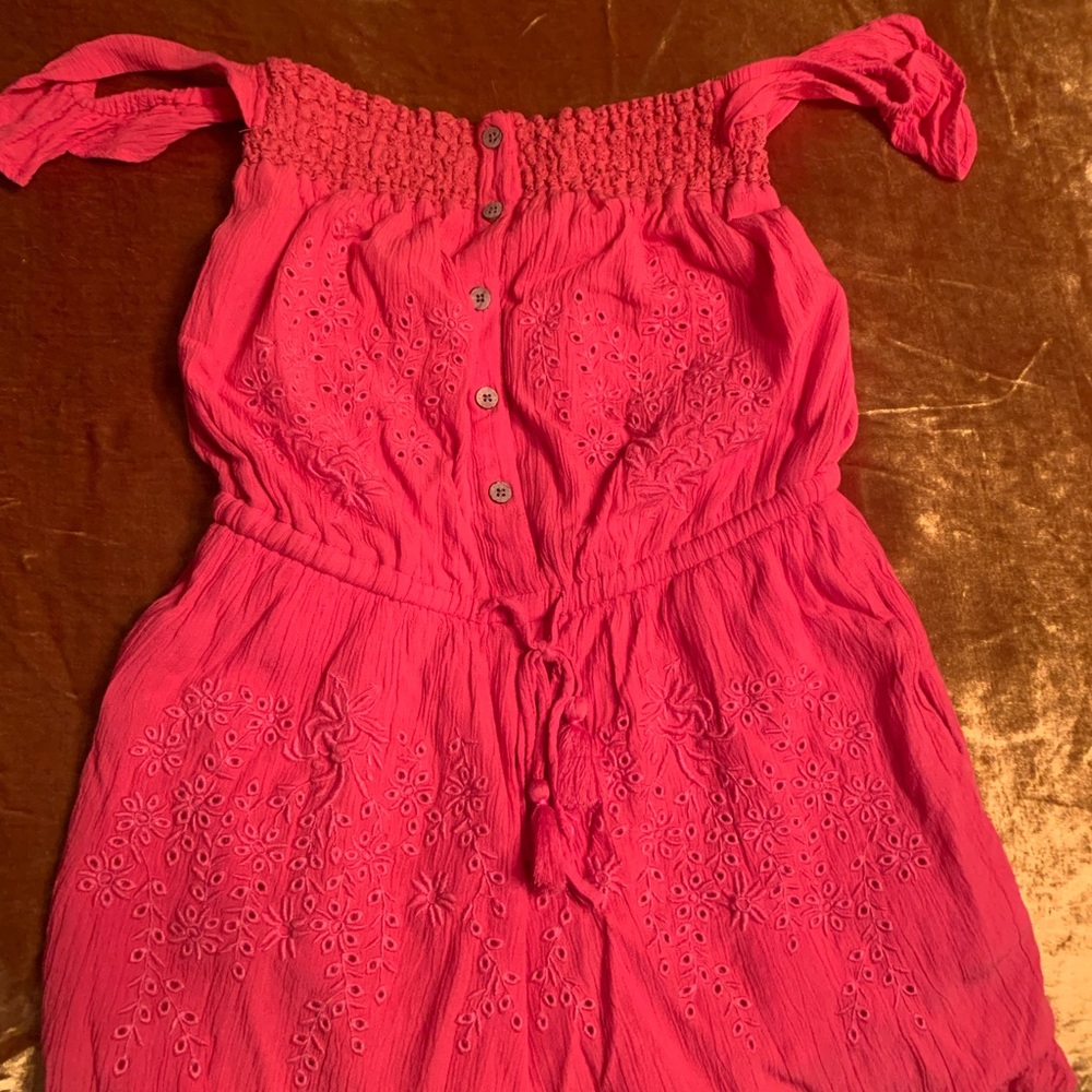 American Eagle orange  romper